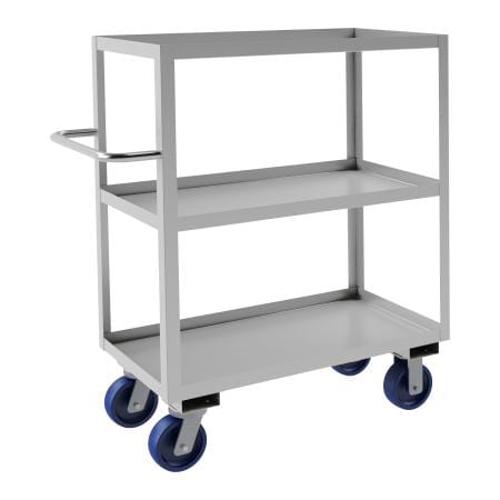 Centerline Dynamics Durham Stock Carts Durham Stainless Steel Stock Cart, 3 Shelves