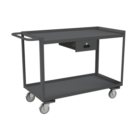 Centerline Dynamics Durham Stock Carts Durham Stock Cart, 2 Shelves, 1 Drawer