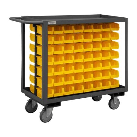 Centerline Dynamics Durham Stock Carts Durham Stock Cart, 2 Shelves, 112 Bins