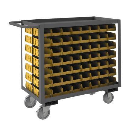 Centerline Dynamics Durham Stock Carts Durham Stock Cart, 2 Shelves, 112 Bins