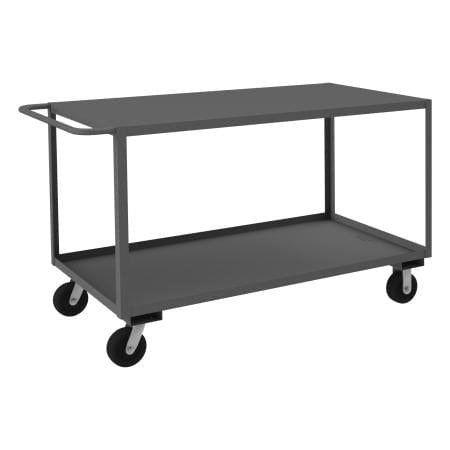 Centerline Dynamics Durham Stock Carts Durham Stock Cart, 2 Shelves, 30-1/4 x 66-1/4 x 39