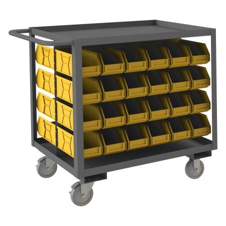 Centerline Dynamics Durham Stock Carts Durham Stock Cart, 2 Shelves, 48 Bins of PB30230-21