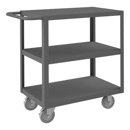 Centerline Dynamics Durham Stock Carts Durham Stock Cart, 3 Shelves, 18-1/4 x 36-1/4 x 36-1/16