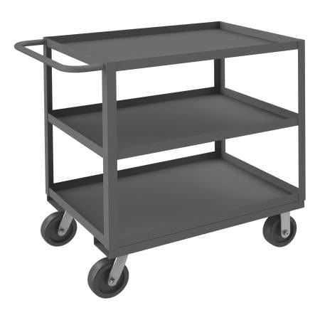 Centerline Dynamics Durham Stock Carts Durham Stock Cart, 3 Shelves, 24-1/4 x 42-1/4 x 39