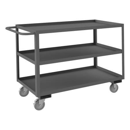 Centerline Dynamics Durham Stock Carts Durham Stock Cart, 3 Shelves, 24-1/4 x 54-1/4 x 37-5/8