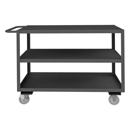 Centerline Dynamics Durham Stock Carts Durham Stock Cart, 3 Shelves, 24-1/4 x 54-1/4 x 37-5/8