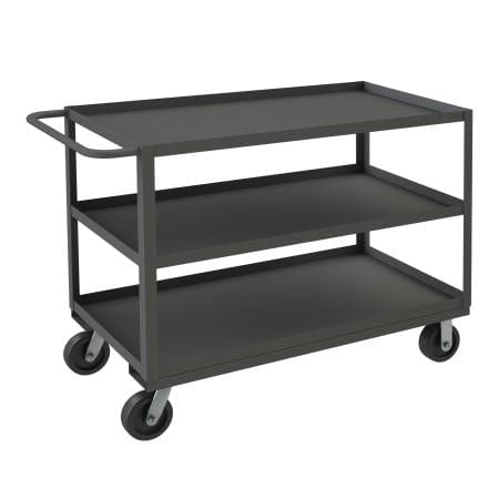 Centerline Dynamics Durham Stock Carts Durham Stock Cart, 3 Shelves, 24-1/4 x 54-1/4 x 39