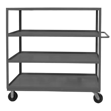 Centerline Dynamics Durham Stock Carts Durham Stock Cart, 4 Shelves, 24-1/4 x 54-1/4 x 60