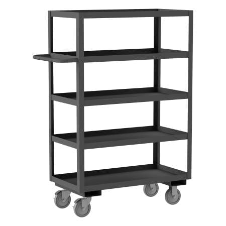 Centerline Dynamics Durham Stock Carts Durham Stock Cart, 5 Shelves, 18-1/4 x 42-1/4 x 55-5/8