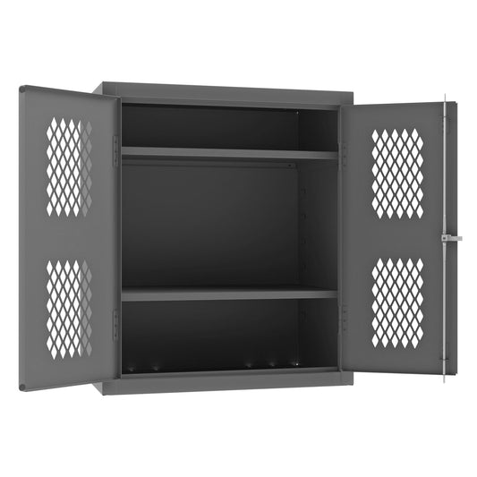 Centerline Dynamics Durham Ventilated Cabinets Durham Ventilated Shelves Cabinet, 14 Gauge, 2 Shelves, 36 x 24 x 42