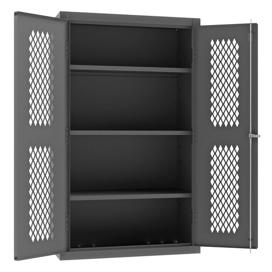 Centerline Dynamics Durham Ventilated Cabinets Durham Ventilated Shelves Cabinet, 14 Gauge, 3 Shelves, 36 x 18 x 60