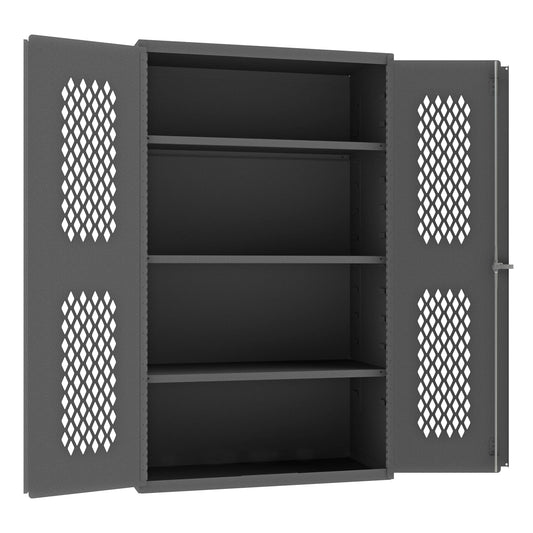 Centerline Dynamics Durham Ventilated Cabinets Durham Ventilated Shelves Cabinet, 14 Gauge, 3 Shelves, 36 x 24 x 72