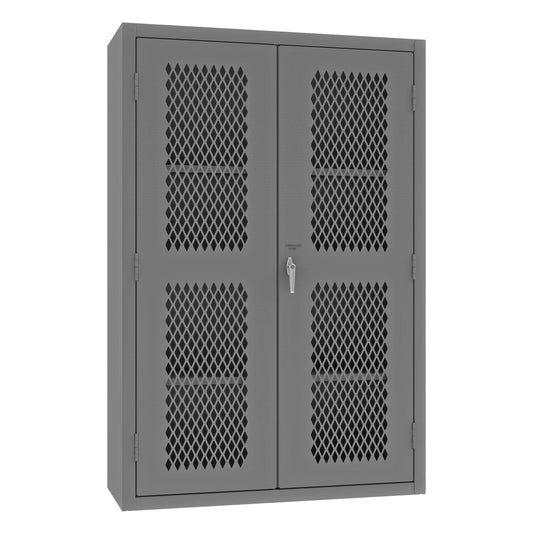 Centerline Dynamics Durham Ventilated Cabinets Durham Ventilated Shelves Cabinet, 14 Gauge, 3 Shelves, 48 x 18 x 72