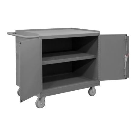 Centerline Dynamics Durham Work Stations and Work Benches Durham Mobile Bench Cabinet, 1 Shelf, 2 Doors