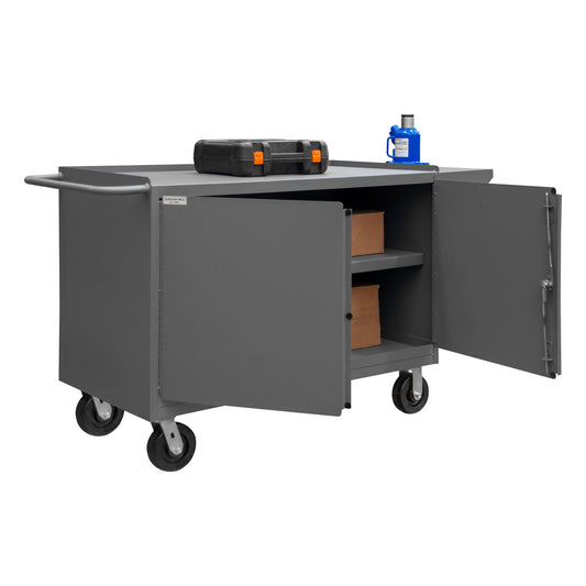 Centerline Dynamics Durham Work Stations and Work Benches Durham Mobile Bench Cabinet, 1 Shelf, 2 Doors