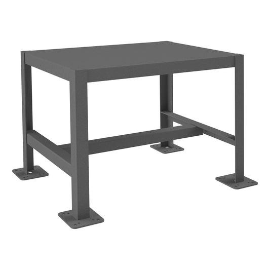 Centerline Dynamics Durham Workbenches 27-1/4 x 20-3/4 x 18-3/16 Durham MT Workbench, 18 x 24, Top Shelf Only, 14 Gauge Steel, 2000 lbs. Capacity, Textured Powder Paint, Gray