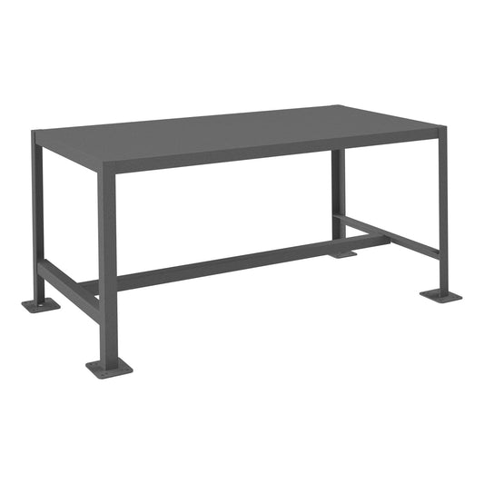 Centerline Dynamics Durham Workbenches 51-1/4 x 26-3/4 x 24-3/16 Durham MT Workbench, 24 x 48, Top Shelf Only, 14 Gauge Steel, 2000 lbs. Capacity, Textured Powder Paint, Gray