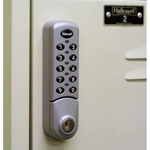 Centerline Dynamics Electronic Access Lockers Hallowell DigiTech 1-Tier 3 Door Electronic Access Locker, 36"W x 12"D x 78"H