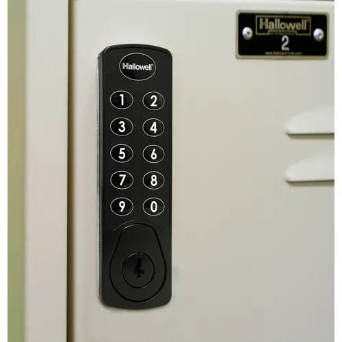 Centerline Dynamics Electronic Access Lockers Hallowell DigiTech 1-Tier 3 Door Electronic Access Locker, 36"W x 12"D x 78"H