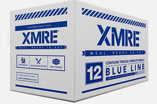 Centerline Dynamics Emergency Kit XMRE Blue Line Emergency Food - Case of 12 Meals