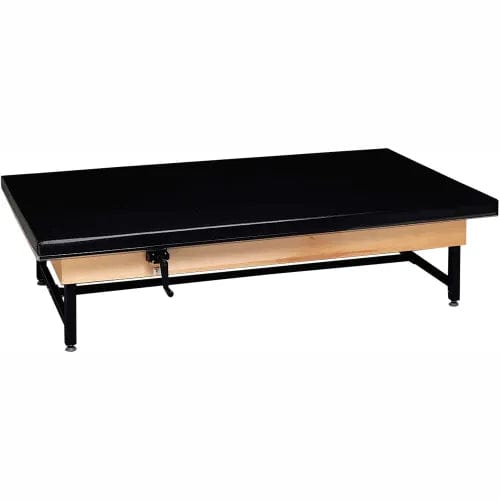 Centerline Dynamics Exam & Treatment Tables 84"L x 36"W x 19" Manual Hi-Low Upholstered Mat Platform Table, 27"H