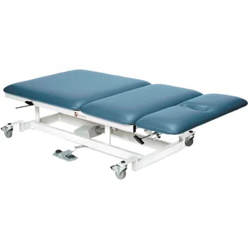 Centerline Dynamics Exam & Treatment Tables Bariatric Hi-Low Treatment Table with Casters, 3-Section, 800 lb Capacity, 76"L x 36"W x 22" - 38"H