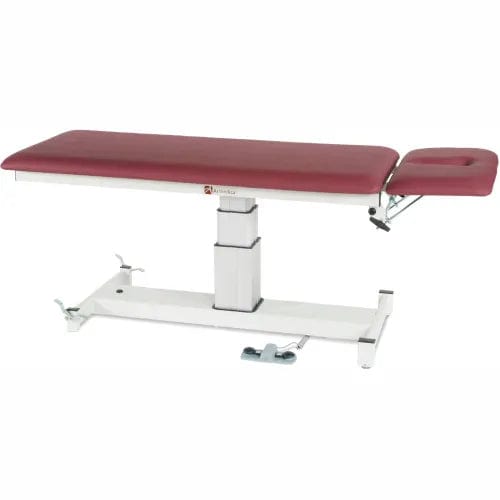 Centerline Dynamics Exam & Treatment Tables Electric Pedestal Hi-Low Treatment Table, 2-Section, 76"L x 27"W x 24" - 36"H