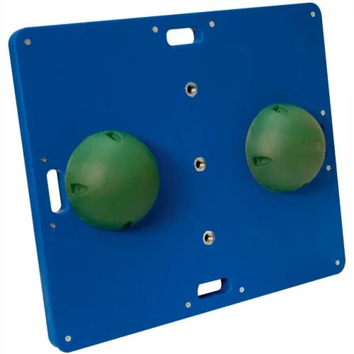 Centerline Dynamics Exercise & Fitness 15" x 18" Rectangular Wobble/Rocker Board, 2"H, Green