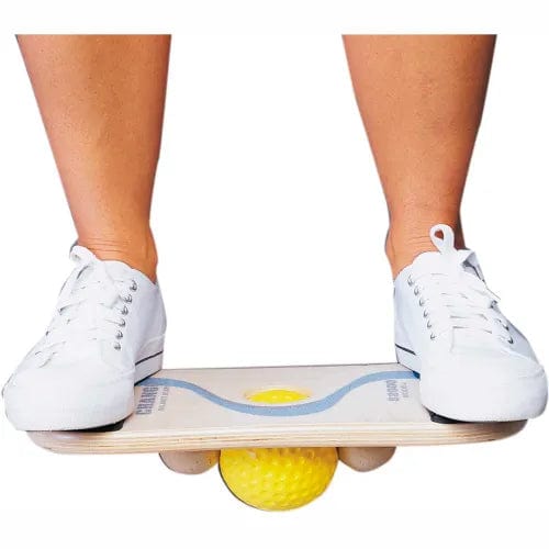 Centerline Dynamics Exercise & Fitness 15" x 8" Rectangular Balance Board with 3" and 4" Balls