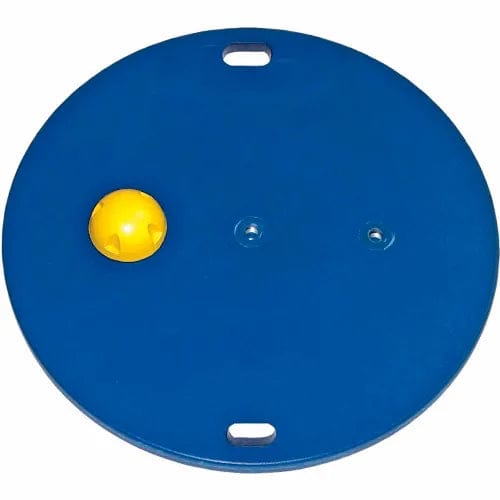 Centerline Dynamics Exercise & Fitness 16" Circular Wobble/Rocker Board, 1"H, Yellow