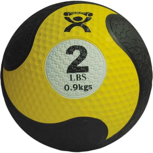 Centerline Dynamics Exercise & Fitness Firm Medicine Ball, 2 lb., 8" Diameter, Yellow