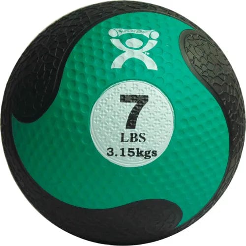 Centerline Dynamics Exercise & Fitness Firm Medicine Ball, 7 lb., 9" Diameter, Green