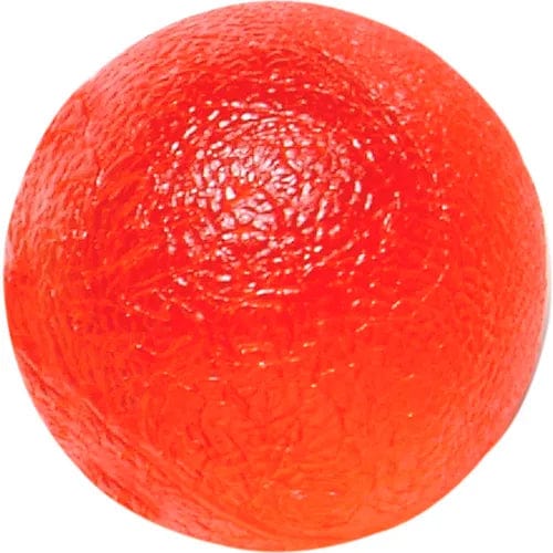 Centerline Dynamics Exercise & Fitness Gel Hand Exercise Ball, Small Circular, Red, Soft