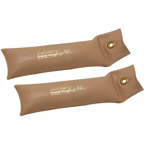 Centerline Dynamics Exercise & Fitness Hand Weight, 6 lb., Tan, 1 Pair