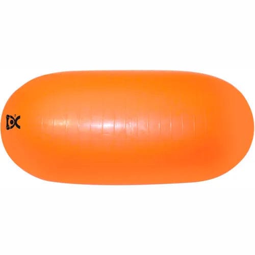 Centerline Dynamics Exercise & Fitness Inflatable Exercise Straight Roll, Orange, 20" Dia. x 39"L