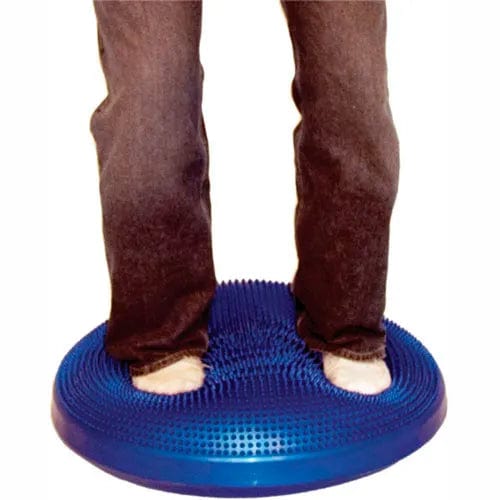 Centerline Dynamics Exercise & Fitness Inflatable Vestibular Seating/Standing Disc, 60 cm (24"), Blue