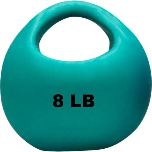 Centerline Dynamics Exercise & Fitness One-Handle Medicine Ball, 8 lb., 9" Diameter, Green