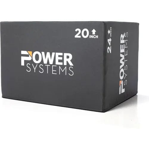 Centerline Dynamics Exercise & Fitness Power Systems 3 in 1 Foam Plyo Box, 20"L x 24"W x 16"H, Black