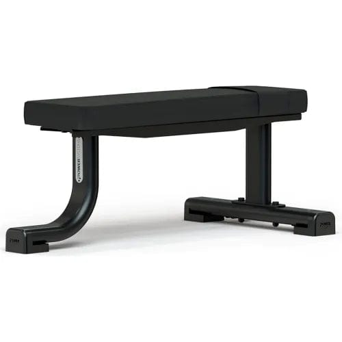 Centerline Dynamics Exercise & Fitness Power Systems Sierra Flat Bench, 50-3/4"L x 26"W x 18-1/8"H, Black