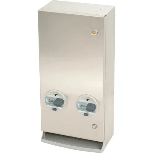 Bobrick® ClassicSeries™ 25 Cent Surface Mount Sanitary Vendor Sq. Edge ...