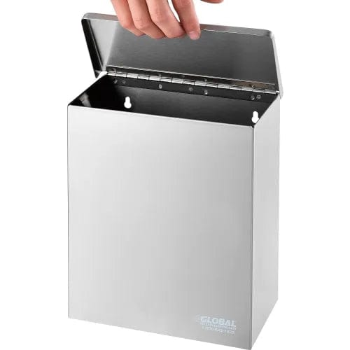 Centerline Dynamics Feminine Hygiene Dispensers Global Industrial™ Sanitary Napkin Disposal - Stainless Steel