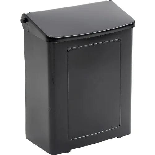 Centerline Dynamics Feminine Hygiene Dispensers Impact¬Æ Safe-Use¬Æ Plastic Sanitary Napkin Receptacle - Black, 1103