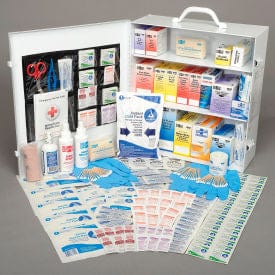 Centerline Dynamics First Aid Cabinet Pac-Kit® 3-Shelf Industrial First Aid Station