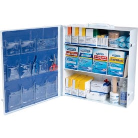 Centerline Dynamics First Aid Kit 247-OP Industrial First Aid Station for 100 People, OSHA, Metal Case, 1041 Pieces
