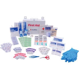 Centerline Dynamics First Aid Kit First Aid Kit, 25 Person, ANSI Compliant, Metal Case