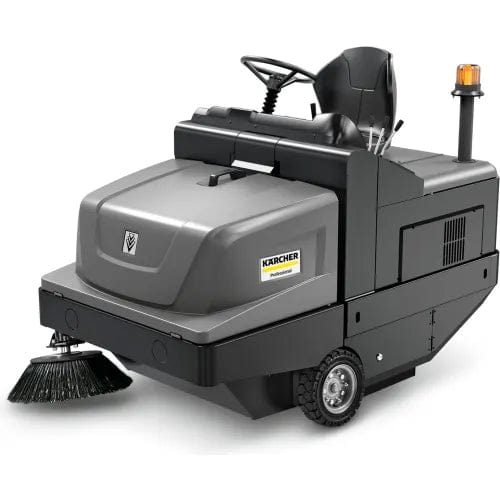 Centerline Dynamics Floor Machines & Vacuums KM 105/180 R Bp Classic Ride-On Battery Sweeper w/ 1 Side Broom, 41" Cleaning Width