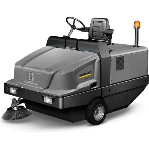 Centerline Dynamics Floor Machines & Vacuums KM 130/300 R Lpg Ride-On Battery Sweeper w/ 1 Side Brush, 51" Cleaning Width