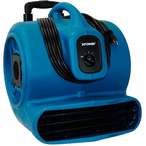 Centerline Dynamics Floor Machines & Vacuums Stackable Air Mover With Telescopic Handle & Wheels, 3 Speed, 3/4 HP, 3200 CFM