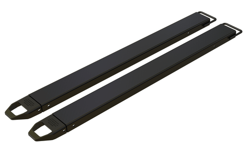 Centerline Dynamics Forklift Attachments Vestil Steel Fork Extensions 5 In. x 72 In. 4,000 Lb. Capacity Black FE-5-72-BK
