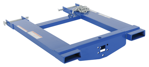 Centerline Dynamics Forklift Attachments Vestil Steel Fork Truck Hook Base 32 In. Length 4,000 Lb. Capacity Blue HOOK-BASE-32